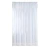Basic Rod Pocket Sheer Voile Window Curtain Panels, 1 Pair 2 Panels, Kitchen Bedroom Children Living Room Yard (White)