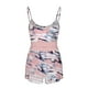 thumbnail image 5 of Conjunto de dobladillo con volantes y bloques de colores con estampado informal para mujer, traje de chaleco con tirantes sexy para el hogar Wmkox8yi bvn437, 5 of 5