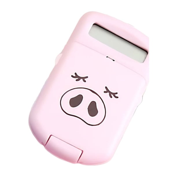 Inteprter Calculadora portátil innovadora, eficiente, precisa y fácil de usar, ABS sin esfuerzo y flexible Computadoras y accesorios rosa