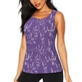 thumbnail image 3 of Goofa Lavender Flowers Printed Womens Workout Tops for Women Sleeveless Yoga Shirts Athletic Running Tank Tops Sleeveless Gym Clothes Workout Apparel-XX-Large, 3 of 9