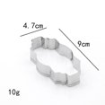 thumbnail image 5 of Molde para galletas de acero inoxidable con forma de caja de bendición, troquel para cortar pasteles, herramienta de modelado DIY, 5 of 5