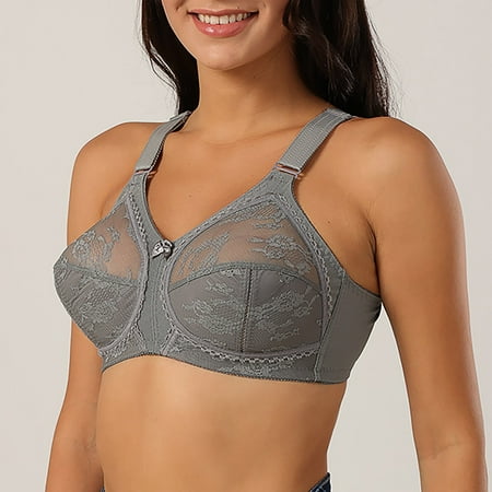 

Patlollav Ultra Thin Full Cup Bra Without Steel Ring Sponge Sexy Lace Adjustment Bra
