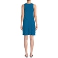 thumbnail image 2 of Time and Tru Women's Sleeveless Knit Swing Dress, Sizes XS-XXXL, 2 of 5