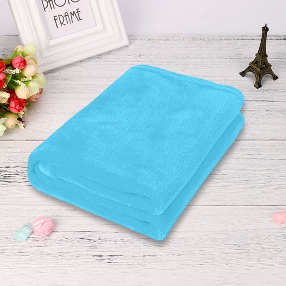 Ultra-Soft Plush Warm Fleece Bed & Sofa Throw Blanket - 20X28 Inches Cozy Lightweight Plushy Fleece-Like Material For Bedroom Living Room Sofa Couch Relaxation Napping Home