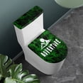 thumbnail image 2 of HELLHERO Round Toilet Lid Dust Cover 2 Pack U-Shaped Cozy, Fern with “ADVENTURE”, 2 of 8