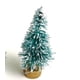 thumbnail image 4 of Mini cepillo para botellas de sisal, 10 Uds., árboles de Navidad cubiertos de nieve (verde oscuro con fondo de madera), 4 of 9