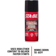 STA-BIL Starting Fluid - Prolongs Starter Life - Upper Cylinder Lube - for Gasoline and Diesel Engines - Faster Starts Down to -65F 22004, 11 Fl Oz Pack of 6 - Packaging May Vary