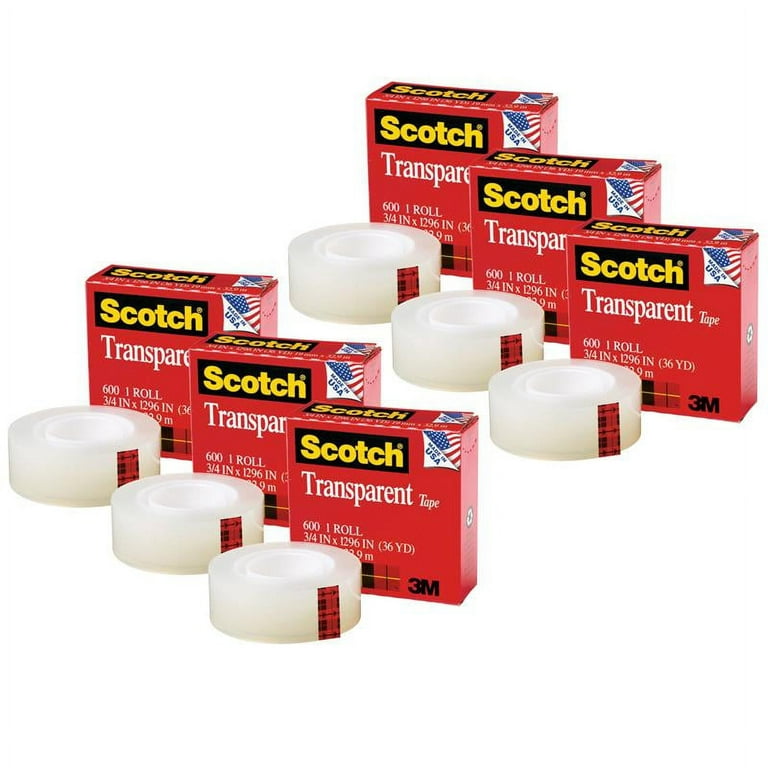 Scotch Glossy Transparent Tape - 2 pack
