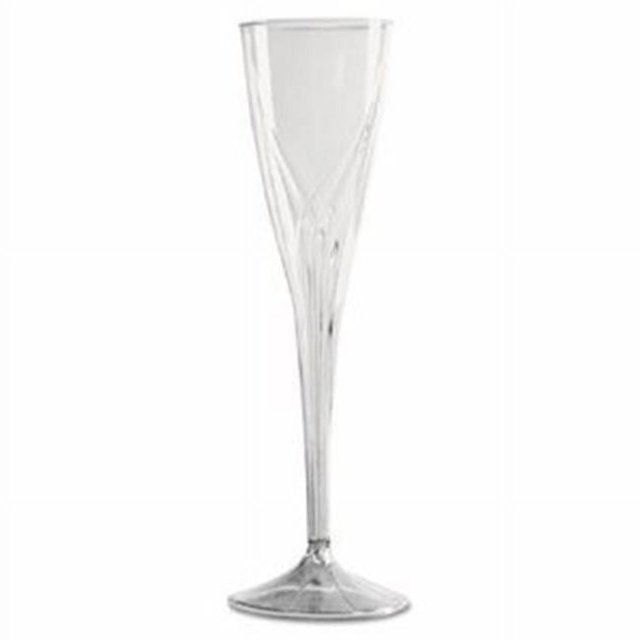 Verres à Champagne en Plastique Classicware 5oz Design 1 Pce 10 par Pack