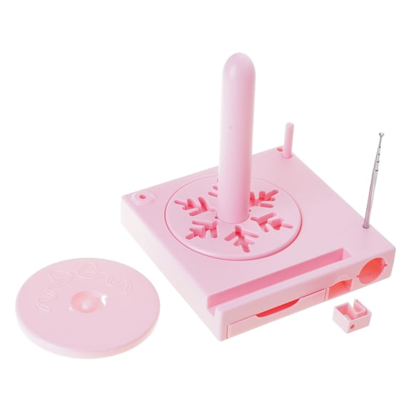 lixuesong Yarn Holder Yarn Dispenser with Phone Stand and Drawer Multifunctional Thread Bobbin Organiser for Crocheting Knitting