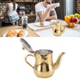 thumbnail image 6 of Stainless Steel Tea Pot, Tea Pot Easy To Clean Mesh Filter Streamlined Water Outlet  For Homes Gold, 6 of 8