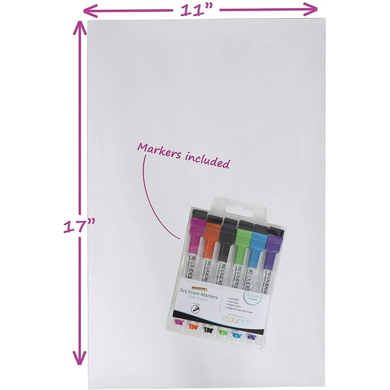 Dry Erase Magnet Sheet High Quality with Marker 8.5 X11,5 