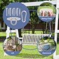 thumbnail image 5 of Evjurcn Hammock Hanging Kit Stainless Steel Swing Hanger Set Heavy Duty Hanging Chair Wall Hangers Sturdy Yoga Bag Hanging Hook Set Swing Chair Hanging Kit for Swing Chairs Hanging Chairs, 5 of 6