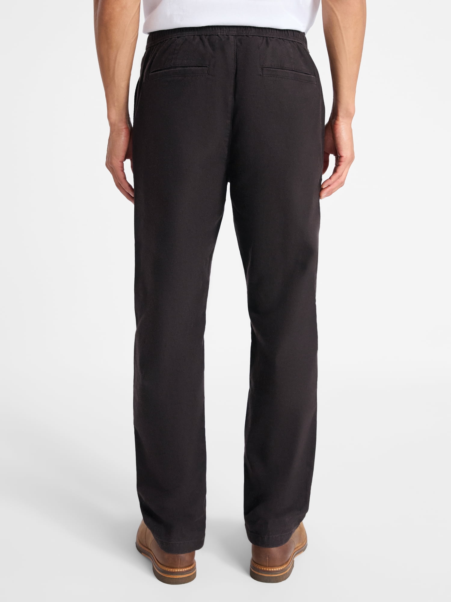 Free Assembly Men's Pull-On Trousers, Sizes S-3XL