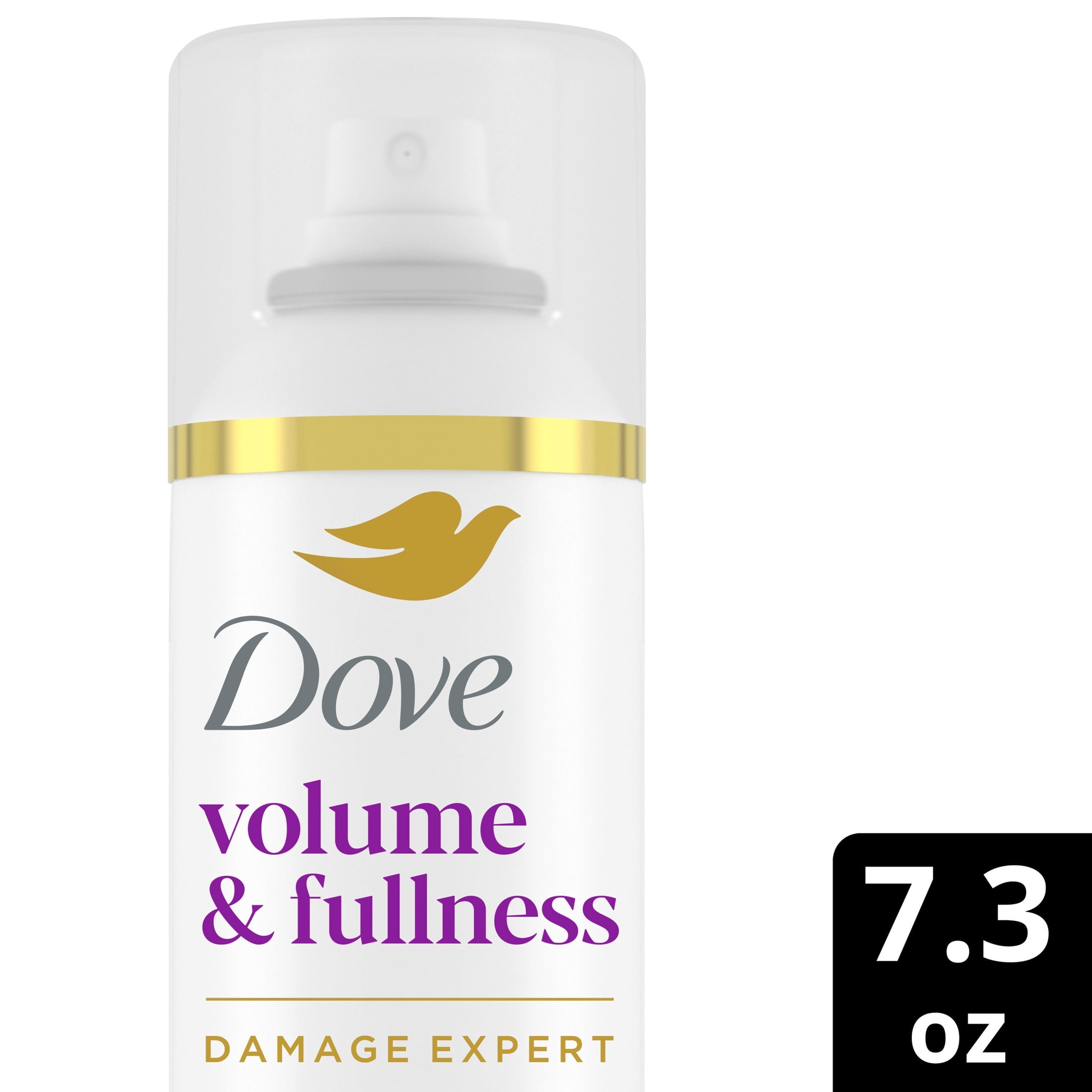 (3 pack) Dove Advanced Advanced Refresh & Revive Flat Hair Without Water Volume & Fullness for 2 Days of Freshness & Bounce, 7.3 oz