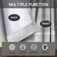 thumbnail image 5 of Grey Abstract Blackout Kitchen Curtains Tiers and Valances Set 3 Piece for Windows Modern Art Kitchen Window Curtains Set,Contemporary Trendy Valances for Living Room(36" Tiers Set), 5 of 5