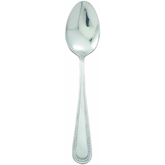 Winco 18/0 Stainless Steel Dots Tablespoon, 9" Length x 2.1" Width x 2.6" Height | 25/Pack