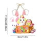 thumbnail image 3 of Decoraciones de Pascua, adornos de Pascua, regalos de Pascua, lindos conejos de Pascua, adornos de papel para puerta, decoración de fiesta, suministros colgantes, decoración detrás de la entrada princ, 3 of 6