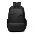 thumbnail image 4 of Mochila de negocios para hombre, impermeable, para portátil, mochila de viaje con monedero (Negro), 4 of 7