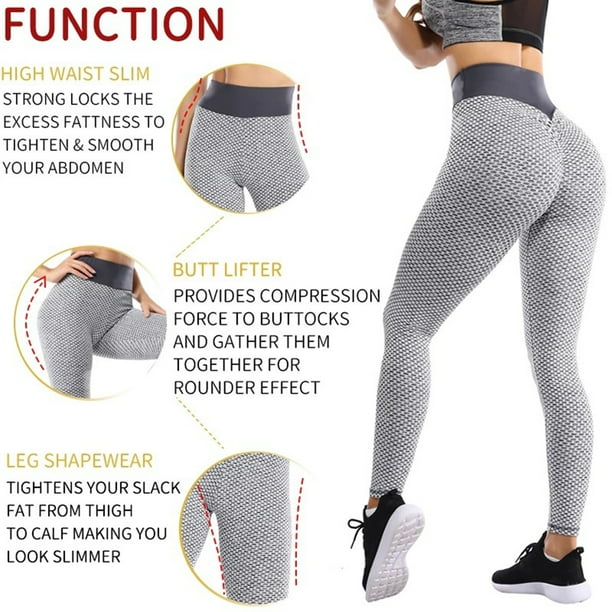 Women Leggings Control Solid Yoga Pants Fitness Gym Stretchy