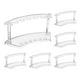 thumbnail image 1 of Soporte para bolígrafos de plástico de 6 piezas, soporte de exhibición de bolígrafos de acrílico de 6 ranuras, organizador vertical de brochas de maquillaje transparente, 1 of 6
