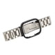 thumbnail image 4 of Correa de reloj Funda protectora Banda 2 en 1 Correa de reloj de acero inoxidable ajustada para Redmi Watch 3 Plata, 4 of 10