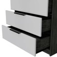 thumbnail image 6 of Depot E-Shop DE-CIB5533 Egeo 3 Drawers Dresser with Superior Top, Smokey Oak & White, 6 of 6