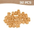 thumbnail image 3 of Uxcell 32Pcs Plastic Hole Plugs, Flush Type Panel Hole Plugs Insert End Caps for Locking Hole Furniture Cabinet 6mm Orange, 3 of 6