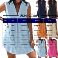 thumbnail image 3 of Ovzne Robes pour Femmes 2025 Robe Mode Décontractée Confortable Unie Sans Manches Col en V Grande Taille en Liquidation, 3 of 7