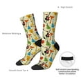 thumbnail image 4 of Logiee Different Kind Of Guitars Print Adult Socks for Men & Women,Calf Socks, Ankle Socks,Boots Socks,Breathable Casual Sock,Unisex Crew Socks, 4 of 6