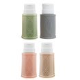 thumbnail image 3 of Dispensador de botellas de líquido vacías con empuje hacia abajo de 4 piezas para esmalte de uñas Diámetro inferior x altura 2.6x5.2 pulgadas Yinane Dispensador de bomba vacía, 3 of 8