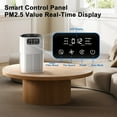 thumbnail image 3 of Air Purifier for Large Room up to 1076 Sq Ft with True H13 HEPA Filter ,25dB Ultra-Quiet, Smart Sensor & Essential Oil Diffuser for Smoke, Pet Dander, Pollen, 3 of 9