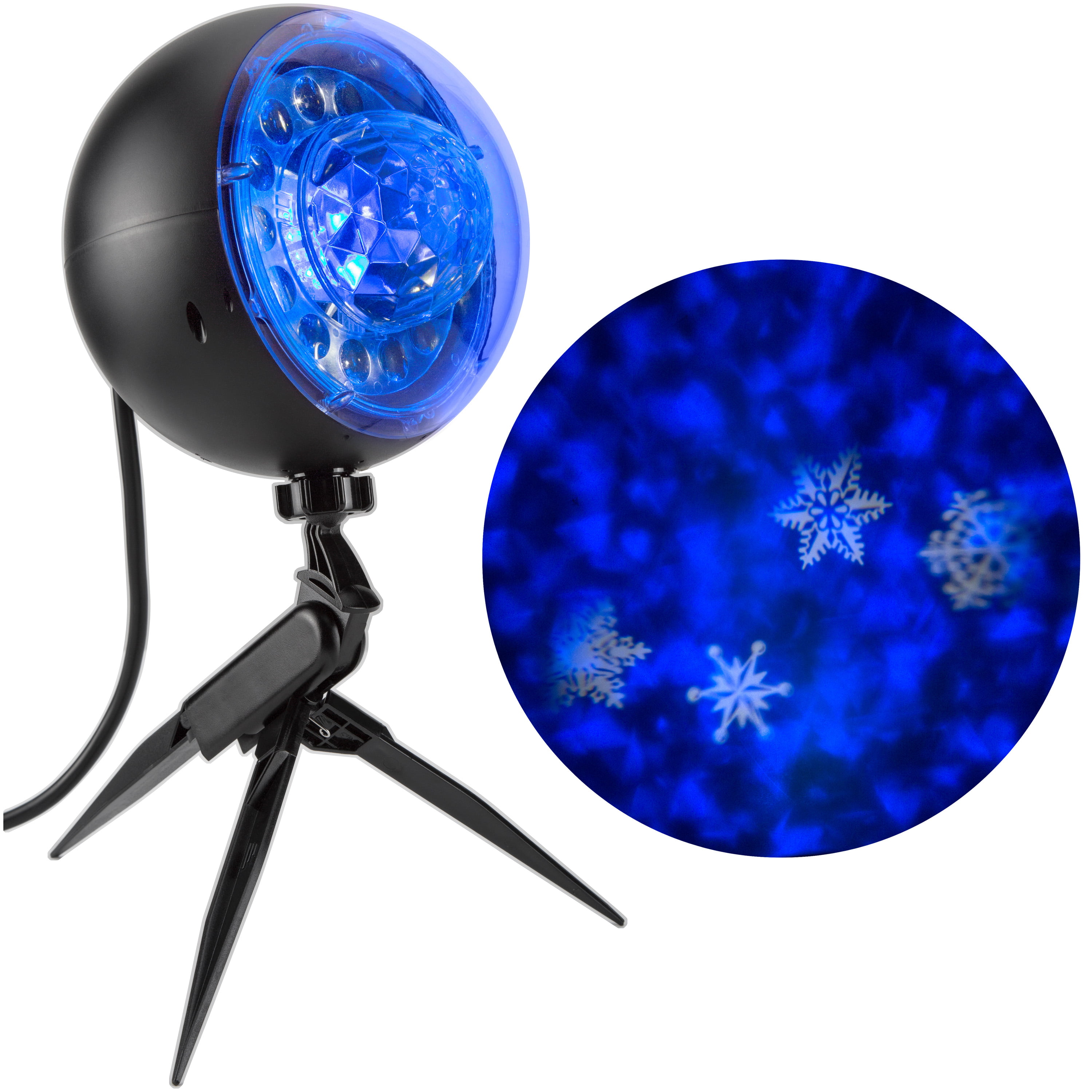 New LightShow LED Projection Plus-Whirl-a-Motion and Static-Witch with Moon