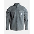 thumbnail image 5 of Kacey Lee Men's Workwear Striped Denim Shirt with Long Sleeves, Sizes S-2XL, 5 of 5