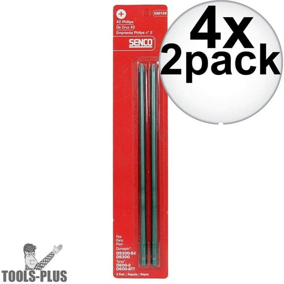 SENCO Replacement Screwdriver Bit - For Reversible Screwdrivers - 9 Piece