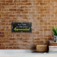 thumbnail image 3 of Your Tips Are Greatly Appreciated 5x10 Hanging Plus Wall or Door Sign | Cafe & Shop Decor, 3 of 8
