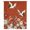 Red, variant on Farmhouse Flowers Sheer Curtains 72 Inches Long, Japanese Style Peony Floral White Bird Light Filering Curtains, Breathable Simi Curtain Privacy Drapes for Living Room Bedroom Window Treatment
