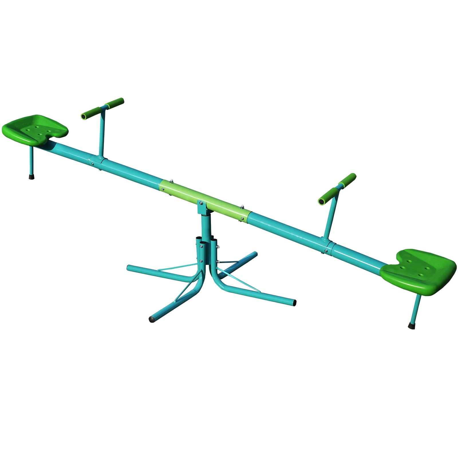 Swiveling 360 Degrees Toddlers Sit and Spin Teeter Totter, Seesaw, Kids Seesaw Outdoor Play Equipment for Backyard Playground
