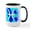 White/Black Inside, variant on CafePress - Pisces Large Mug - 15 oz Ceramic Large White Novelty Mug