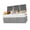 White gray, variant on lanema Space Saving Foldable Children's Storage Box 150L Capacity Adjustable Compartments Materials Organizers