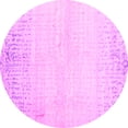 thumbnail image 1 of Ahgly Company Indoor Round Abstract Pink Contemporary Area Rugs, 3' Round, 1 of 4