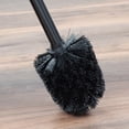 thumbnail image 4 of JS Jackson Sleek Toilet Brush and Holder with Metal Handle, Matte Black, 4 of 9