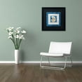 thumbnail image 3 of Trademark Fine Art "Sea Shell II on Blue" Canvas Art by Belinda Aldrich, Black Matte, Black Frame, 3 of 4