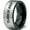 Black Grey Flat Tungsten, variant on Tungsten Graduating Class Of 2019 Band Ring 8mm Men Women Comfort Fit Black Dome Brushed Polished