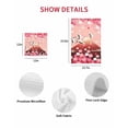 thumbnail image 7 of Pink Mountains Kitchen Dish Towels for Drying Dishes Set of 2, Modern Aesthetic Cherry Blossoms Cranes Waffle Weave Microfiber Hand Tea Bathroom Towels Quick Dry & Absorbent Towel 12x12, 7 of 7