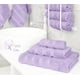 thumbnail image 2 of Juego de toallas American Soft Linen Premium, 3 piezas, lila y algodón, 2 of 9