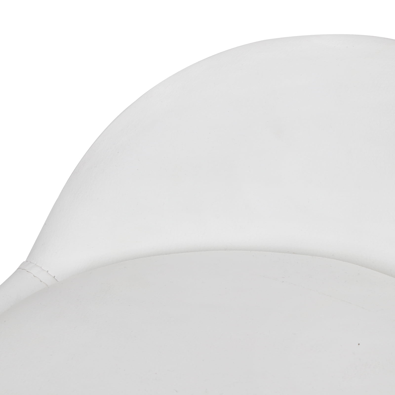 ZENY Adjustable Rolling Swivel Salon Stool Chair Spa Stool with Back Rest, White