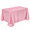 Pink, variant on Sequin Tablecloth 47.24 x 47.24 Inches, Sparkling Polyester Table Cover for Wedding Birthday Party Events, Glitter Decorative Table Linen for Halloween Thanksgiving Christmas Home Decor