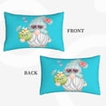 thumbnail image 4 of Bixox Summer Gnome Printed Pillow Protector,Super Soft Ideal for Home,Guests,Rentals - 20"x30", 4 of 8
