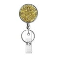 thumbnail image 1 of Retractable Badge Holder Lightweight Card Reel With Key Ring Belt Clip For Teacher Student ID, 1 of 8